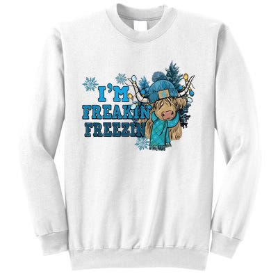 Christmas Highland Cow Country Western Christmas Sweatshirt