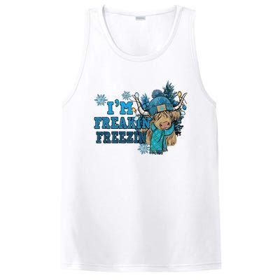 Christmas Highland Cow Country Western Christmas PosiCharge Competitor Tank