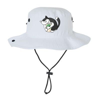 Coffee Hug Cat Coffee Lover Kitten Cute Pet Legacy Cool Fit Booney Bucket Hat