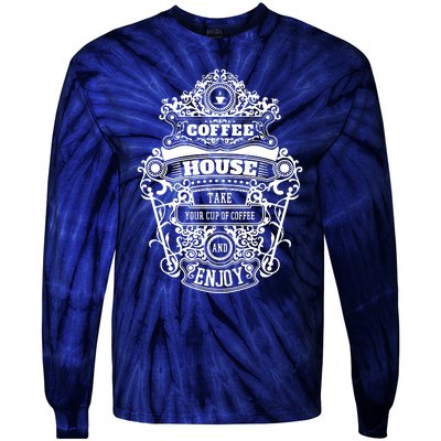 Coffee House Tie-Dye Long Sleeve Shirt