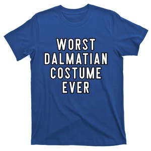 Couples Halloween Costume Gift Worst Dalmatian Costume Ever Gift T-Shirt