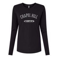 Chapel Hill Classic Style Chapel Hill North Carolina Womens Cotton Relaxed Long Sleeve T-Shirt