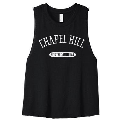 Chapel Hill Classic Style Chapel Hill North Carolina Women's Racerback Cropped Tank