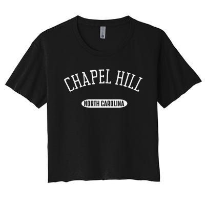 Chapel Hill Classic Style Chapel Hill North Carolina Women's Crop Top Tee