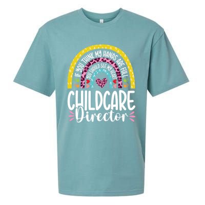 Cute Heart Care Director Daycare Teacher Appreciation Cute Gift Sueded Cloud Jersey T-Shirt