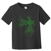 Cpu Heart Circuit Board Funny Programmer Technology Core Toddler T-Shirt