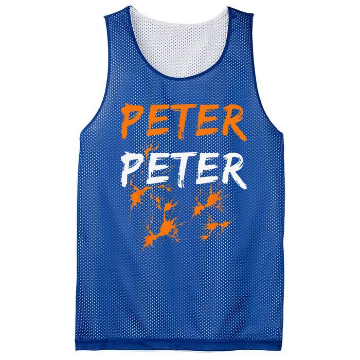 Couples Halloween Costume Peter Pumpkin Eater Mesh Reversible Basketball Jersey Tank