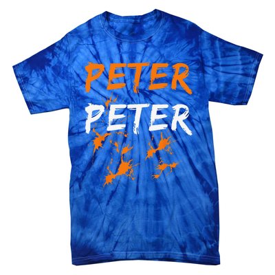 Couples Halloween Costume Peter Pumpkin Eater Tie-Dye T-Shirt