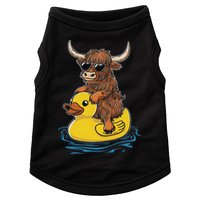 Cute Highland Cow Duck Pool Float Summer Vibes Swimming Doggie Tank