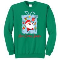 Christmas Here Comes Santa Gift Box Sweatshirt