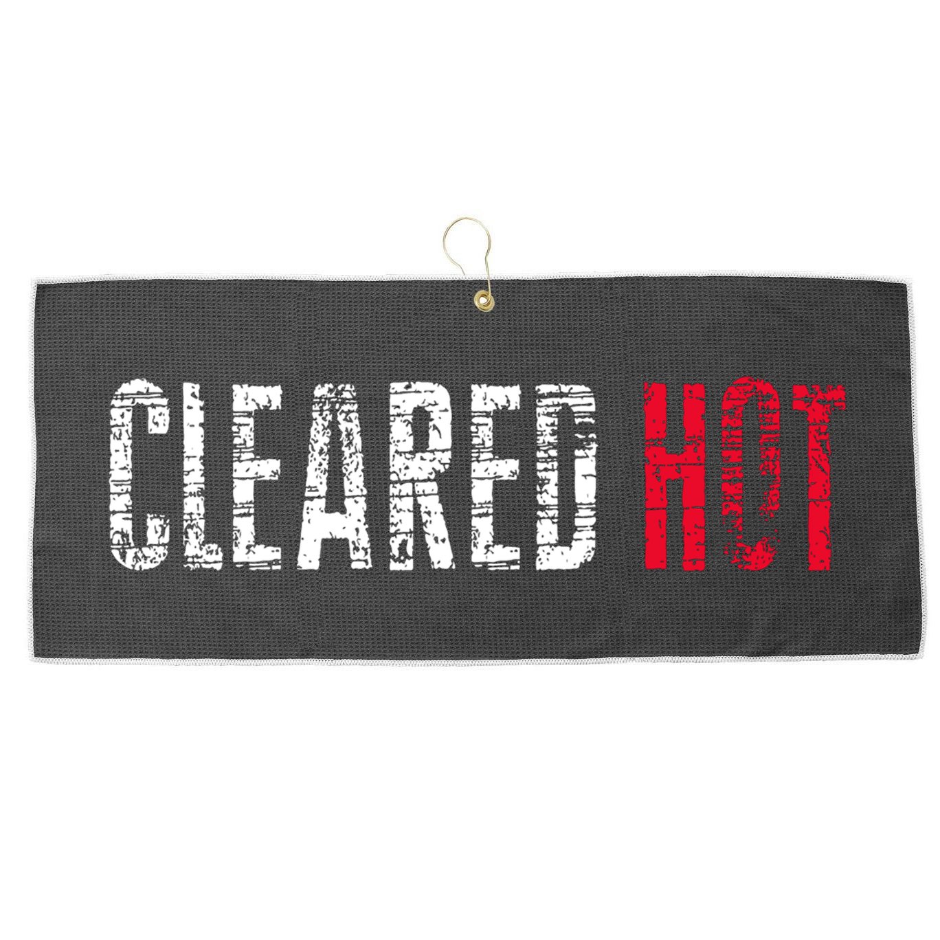 Cleared Hot Large Microfiber Waffle Golf Towel
