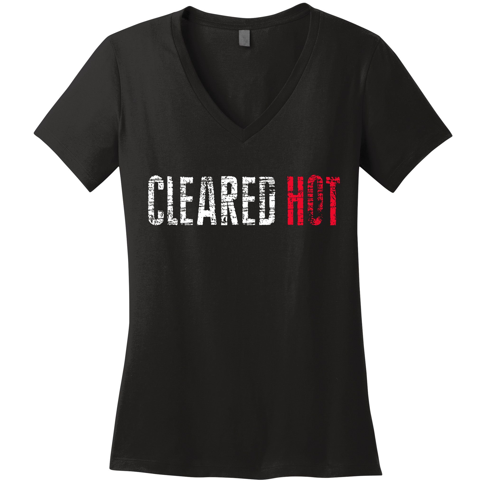 Cleared Hot Women's V-Neck T-Shirt
