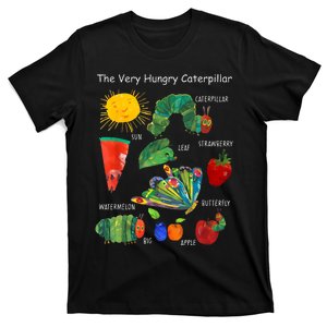 Cute Hungry Caterpillar Teacher Kindergarten Back To School T-Shirt