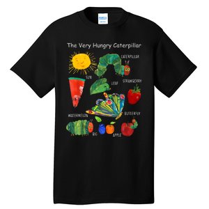 Cute Hungry Caterpillar Teacher Kindergarten Back To School Tall T-Shirt