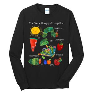 Cute Hungry Caterpillar Teacher Kindergarten Back To School Tall Long Sleeve T-Shirt