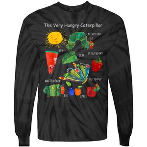 Cute Hungry Caterpillar Teacher Kindergarten Back To School Tie-Dye Long Sleeve Shirt