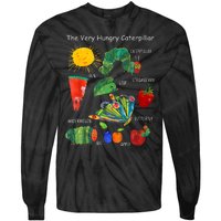 Cute Hungry Caterpillar Teacher Kindergarten Back To School Tie-Dye Long Sleeve Shirt