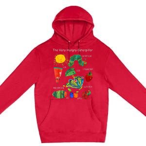 Cute Hungry Caterpillar Teacher Kindergarten Back To School Premium Pullover Hoodie