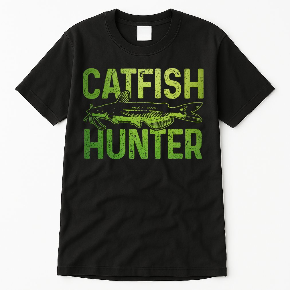 Catfish Hunter Catfishing Fishing Fisherman Gift Tall T-Shirt