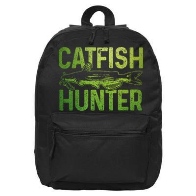 Catfish Hunter Catfishing Fishing Fisherman Gift 16 in Basic Backpack