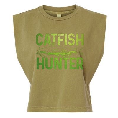 Catfish Hunter Catfishing Fishing Fisherman Gift Garment-Dyed Women's Muscle Tee