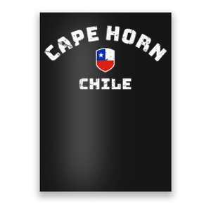 Cape Horn Chile Chilean Flag Poster