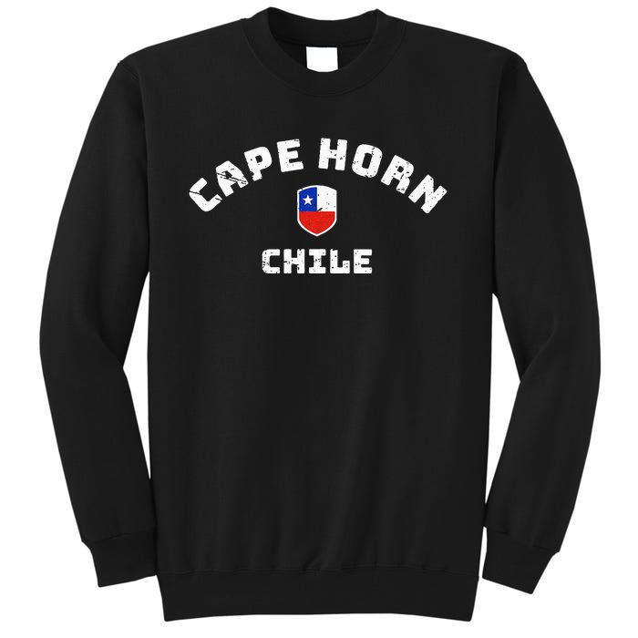 Cape Horn Chile Chilean Flag Tall Sweatshirt