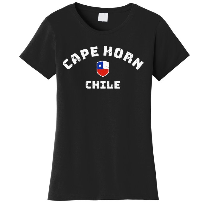 Cape Horn Chile Chilean Flag Women's T-Shirt