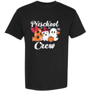 Cute Halloween Costume Preschool Boo Crew Preschool Kids Garment-Dyed Heavyweight T-Shirt