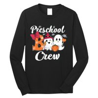 Cute Halloween Costume Preschool Boo Crew Preschool Kids Long Sleeve Shirt