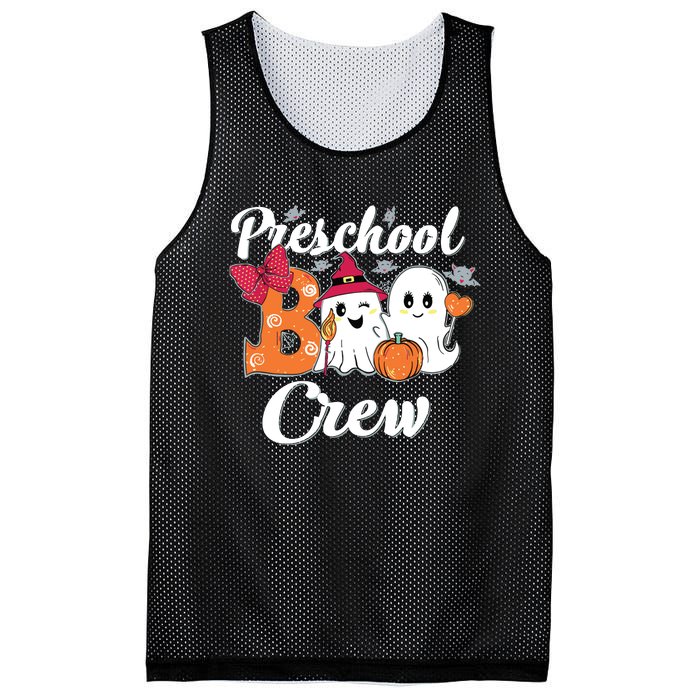 Cute Halloween Costume Preschool Boo Crew Preschool Kids Mesh Reversible Basketball Jersey Tank