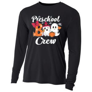 Cute Halloween Costume Preschool Boo Crew Preschool Kids Cooling Performance Long Sleeve Crew