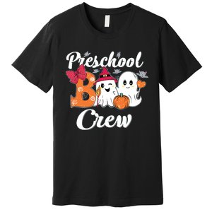 Cute Halloween Costume Preschool Boo Crew Preschool Kids Premium T-Shirt