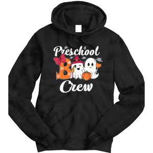 Cute Halloween Costume Preschool Boo Crew Preschool Kids Tie Dye Hoodie