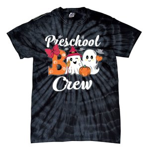 Cute Halloween Costume Preschool Boo Crew Preschool Kids Tie-Dye T-Shirt