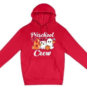 Cute Halloween Costume Preschool Boo Crew Preschool Kids Premium Pullover Hoodie