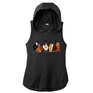 Cute Halloween Chicken Chicken Lover Halloween Gift Farmer Halloween Ladies PosiCharge Tri-Blend Wicking Draft Hoodie Tank