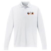 Cute Halloween Chicken Chicken Lover Halloween Gift Farmer Halloween Performance Long Sleeve Polo