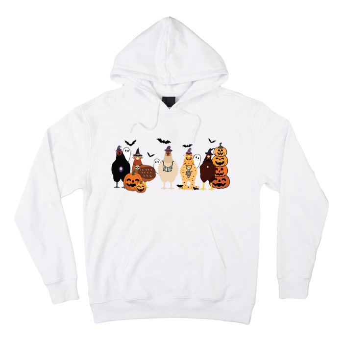 Cute Halloween Chicken Chicken Lover Halloween Gift Farmer Halloween Hoodie