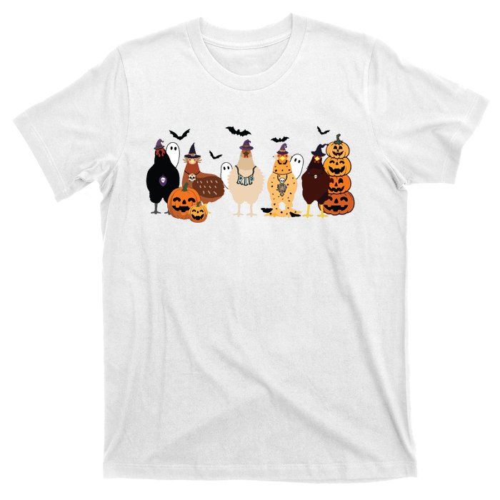 Cute Halloween Chicken Chicken Lover Halloween Gift Farmer Halloween T-Shirt