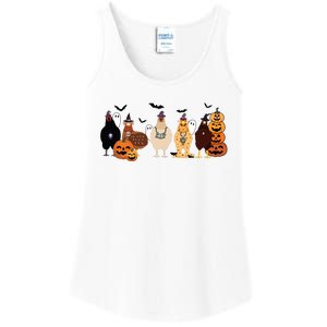 Cute Halloween Chicken Chicken Lover Halloween Gift Farmer Halloween Ladies Essential Tank