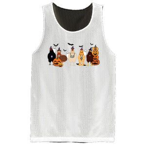 Cute Halloween Chicken Chicken Lover Halloween Gift Farmer Halloween Mesh Reversible Basketball Jersey Tank