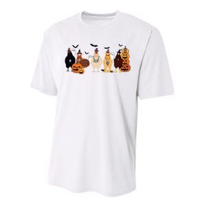 Cute Halloween Chicken Chicken Lover Halloween Gift Farmer Halloween Performance Sprint T-Shirt