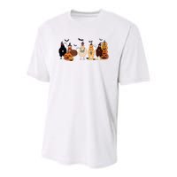 Cute Halloween Chicken Chicken Lover Halloween Gift Farmer Halloween Youth Performance Sprint T-Shirt