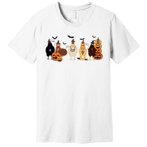 Cute Halloween Chicken Chicken Lover Halloween Gift Farmer Halloween Premium T-Shirt