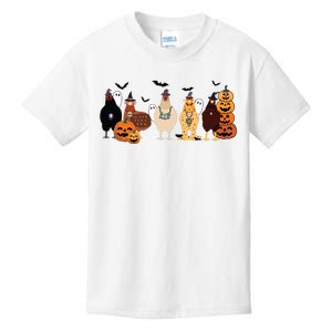 Cute Halloween Chicken Chicken Lover Halloween Gift Farmer Halloween Kids T-Shirt