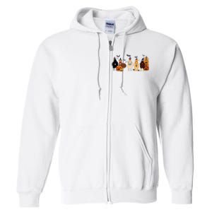 Cute Halloween Chicken Chicken Lover Halloween Gift Farmer Halloween Full Zip Hoodie