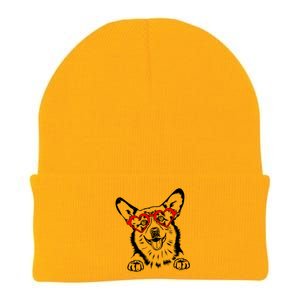 Corgi Heart Cute Valentines Day Dog Lover Great Gift Knit Cap Winter Beanie