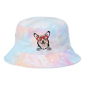 Corgi Heart Cute Valentines Day Dog Lover Great Gift Tie Dye Newport Bucket Hat