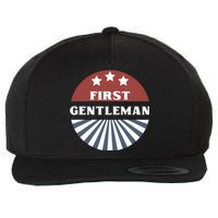 Couples Halloween Costume First Gentleman Wool Snapback Cap